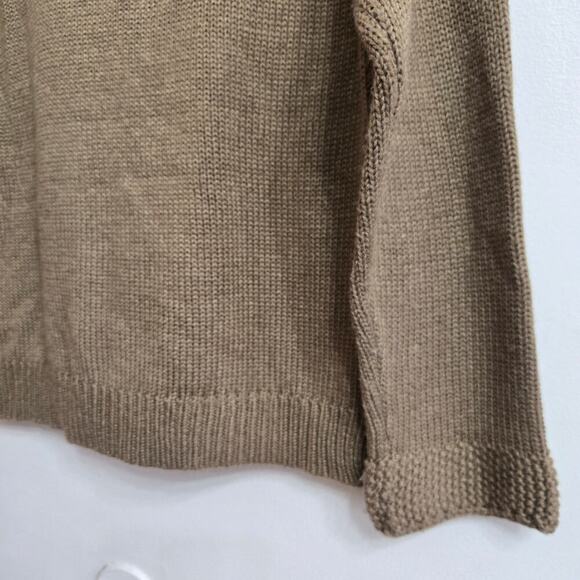 Jenny Womens Vintage Cable Knit Cardigan Sweater Small Boho Sequins Cozy Artsy - Picture 3 of 11